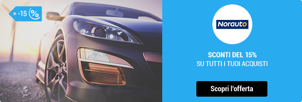 15% in meno su tutti gli ordini!